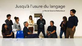 Jean-Louis Garnell, Brice Matthieussent et des étudiants de L'ESADMM, Marseille, 2013-10-23, © Séverine Préhembaud