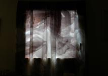 Tissu imprimé sur soie