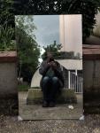 Street Broken Mirror Self Portrait #19